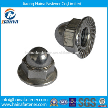 Stainless Steel hex flange cap nut